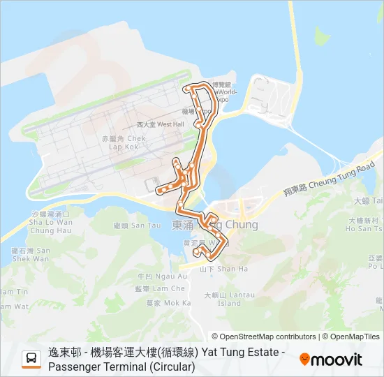S64 Bus Line Map