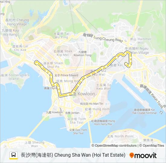 20 Bus Line Map