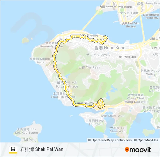7 Bus Line Map