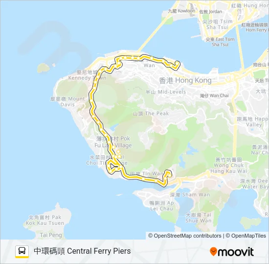 7 Bus Line Map