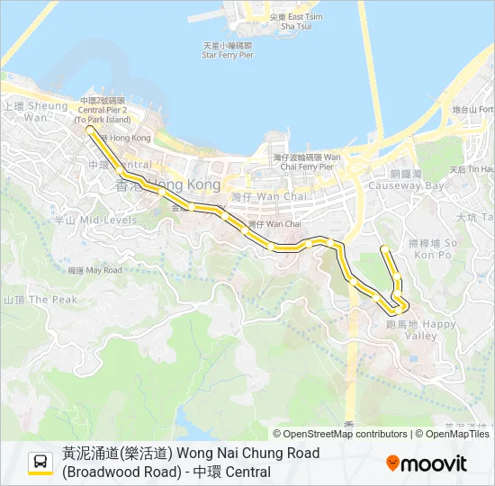 1P Bus Line Map