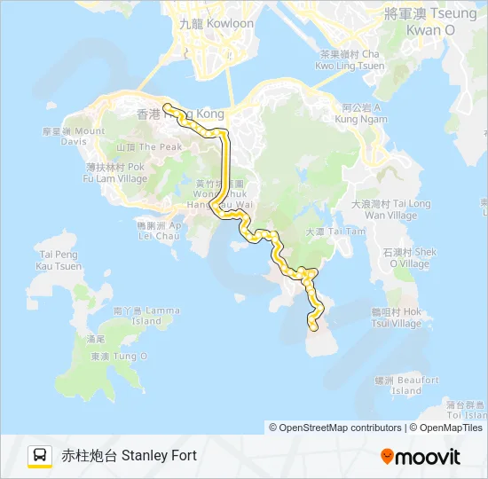 6A Bus Line Map