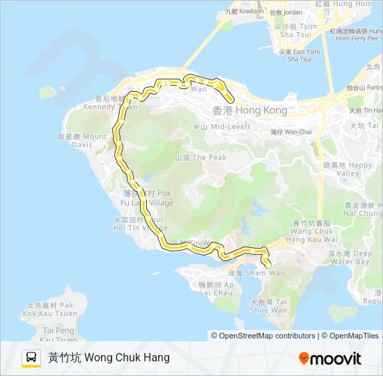 71 Bus Line Map