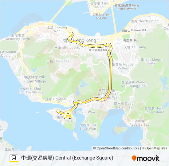 90 Bus Line Map