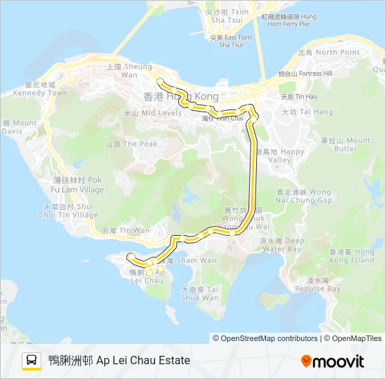 90 Bus Line Map