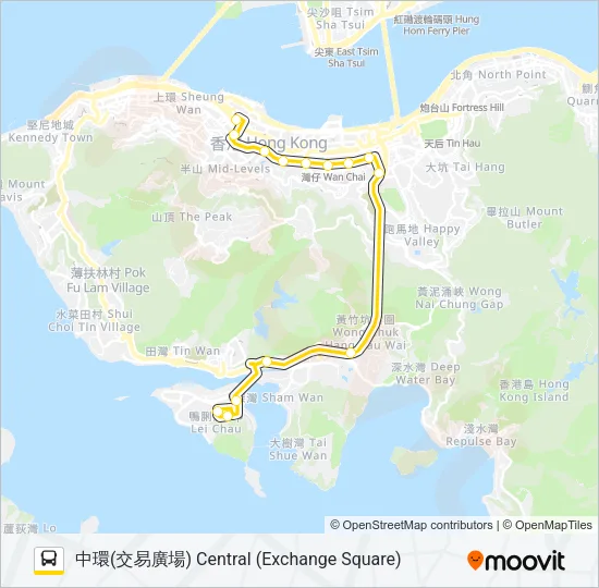 97 Bus Line Map
