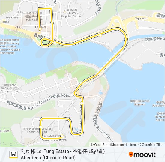 巴士98的線路圖