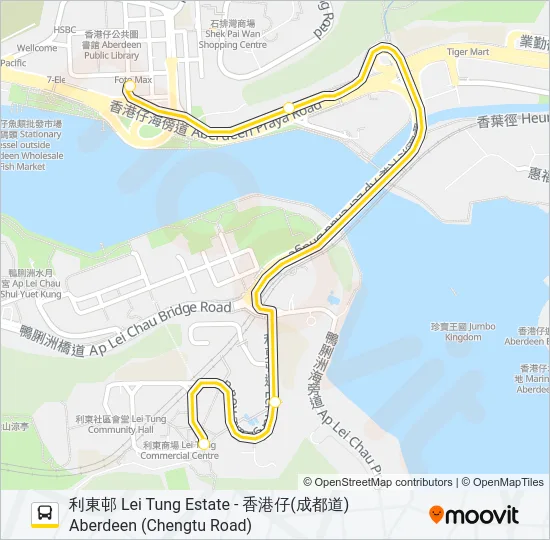 98 Bus Line Map