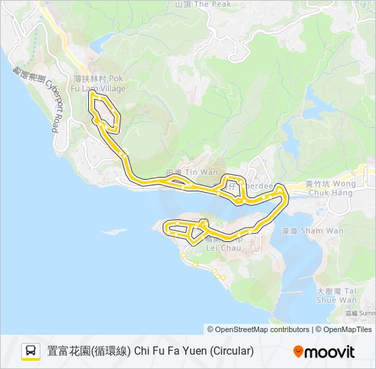 95C bus Line Map