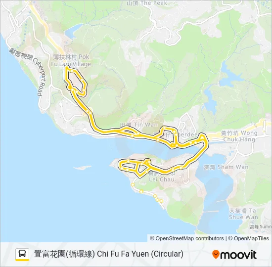 95C Bus Line Map