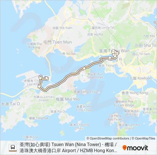 NA31 Bus Line Map