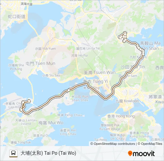 NA47 Bus Line Map
