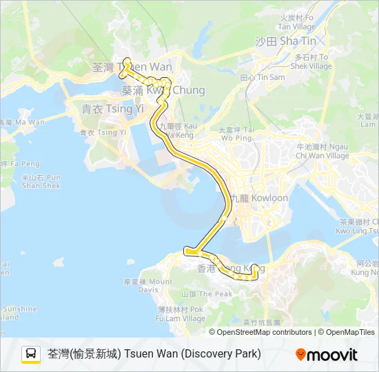 930 Bus Line Map