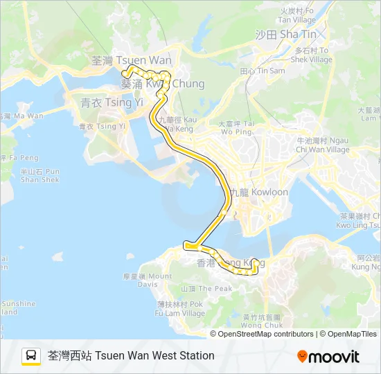 930 Bus Line Map