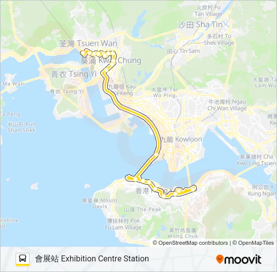 930 Bus Line Map