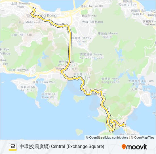 6X bus Line Map
