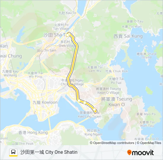 61R Bus Line Map