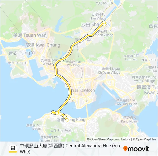 88R Bus Line Map