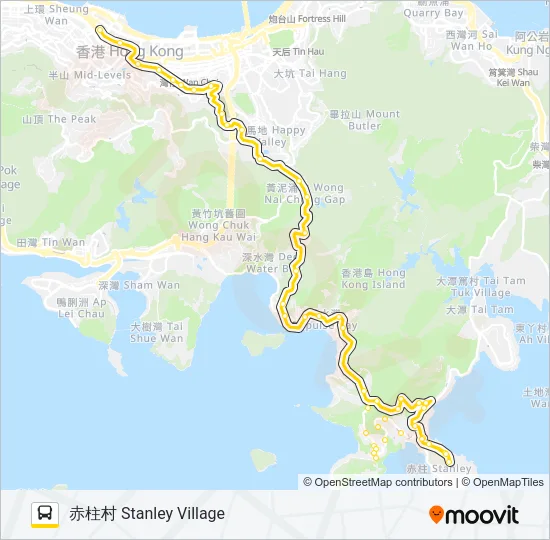 6 Bus Line Map