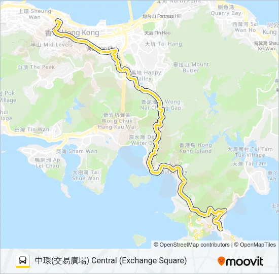 6 Bus Line Map
