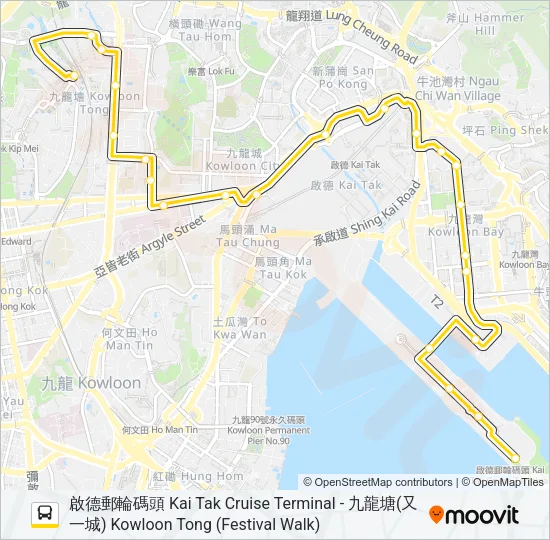 22 Bus Line Map