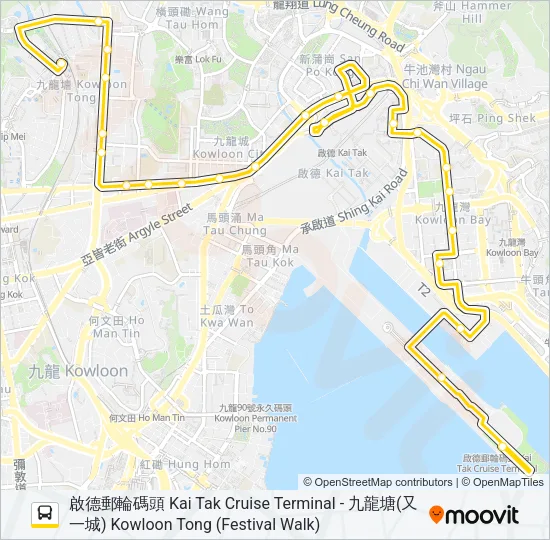 22 Bus Line Map