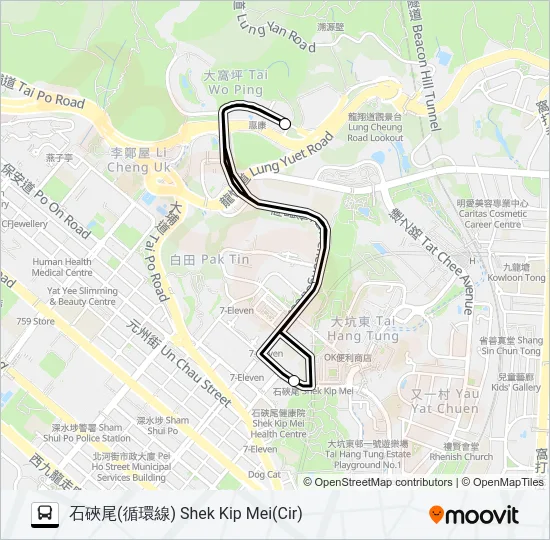 KR42 Bus Line Map