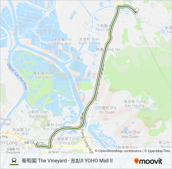 NR963 Bus Line Map