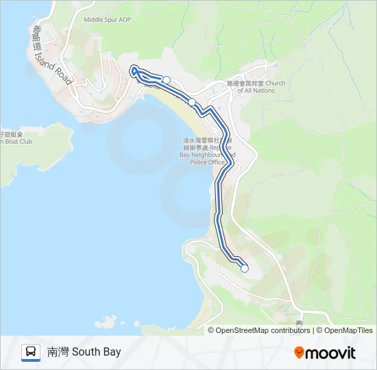 HR44 Bus Line Map