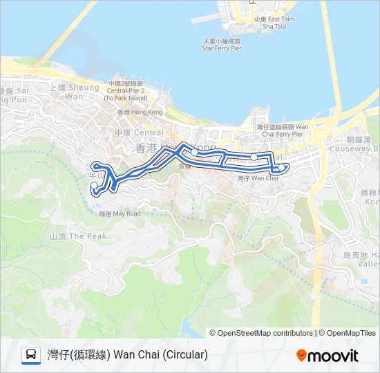 HR55 Bus Line Map