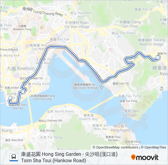 NR28 Bus Line Map
