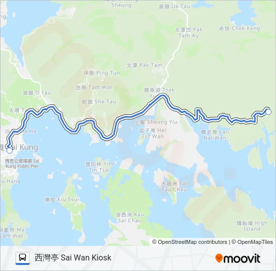NR29 Bus Line Map