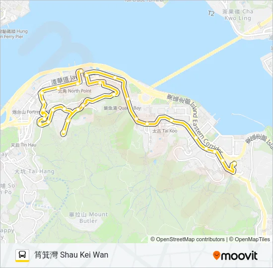 85A Bus Line Map