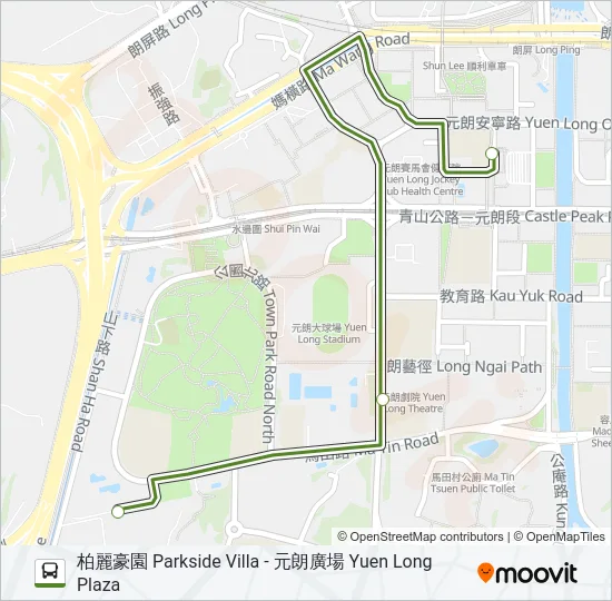 NR949 Bus Line Map