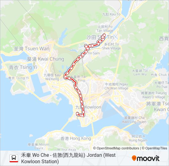 81 bus Line Map