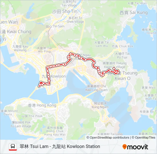 95 Bus Line Map