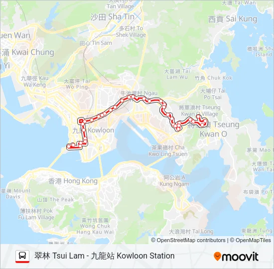 95 Bus Line Map