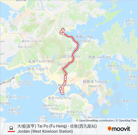 271 Bus Line Map