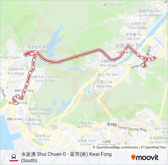 47A Bus Line Map
