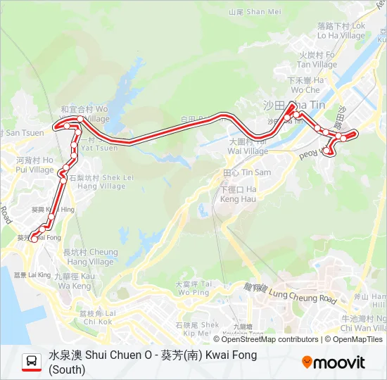 47A Bus Line Map