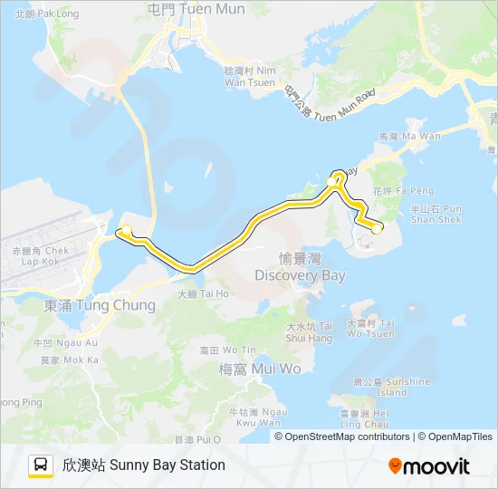 B5 Bus Line Map