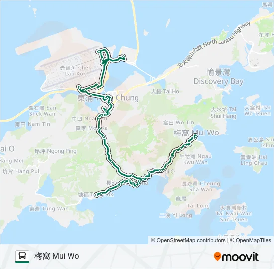 N35 Bus Line Map
