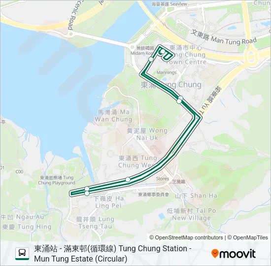39M Bus Line Map