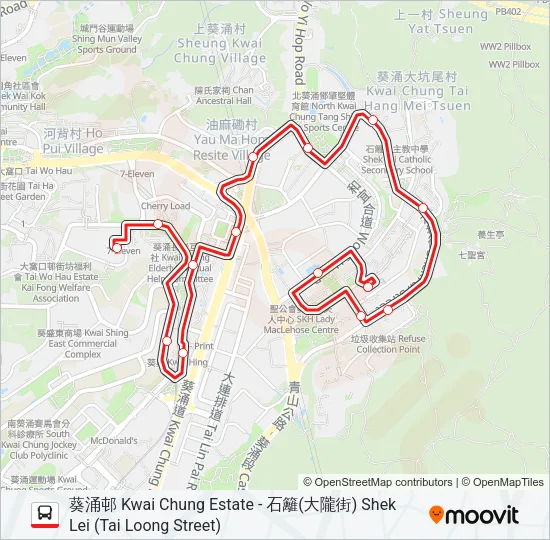 31A Bus Line Map