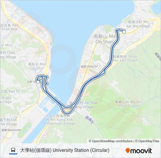 NR826 Bus Line Map