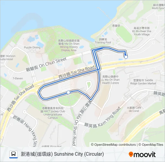 NR826 Bus Line Map