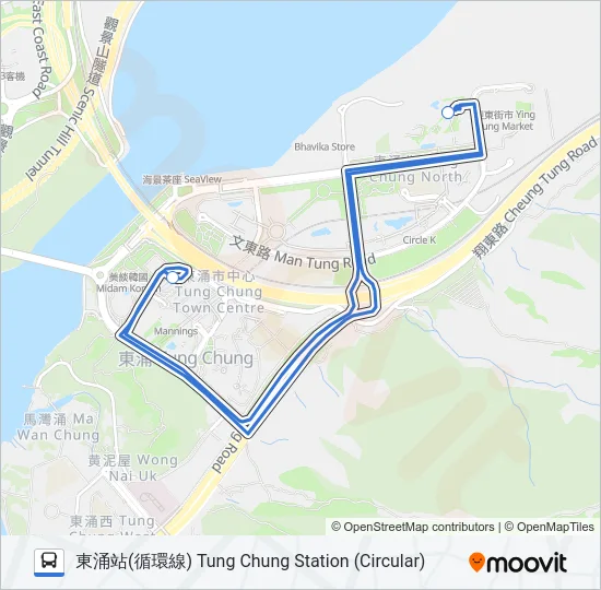 NR05 Bus Line Map
