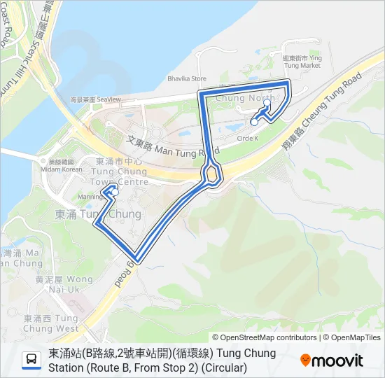 NR04 Bus Line Map