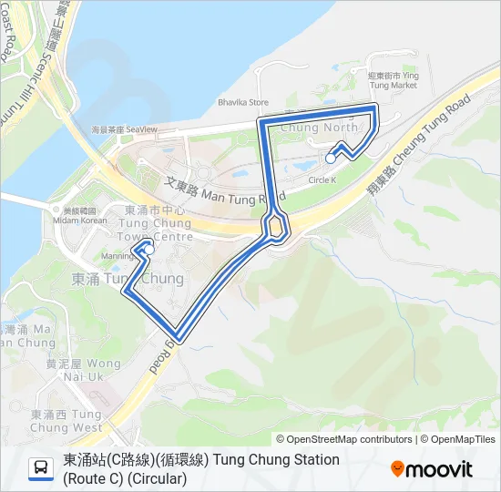NR04 Bus Line Map
