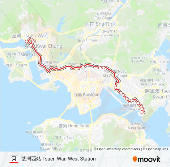 33 Bus Line Map
